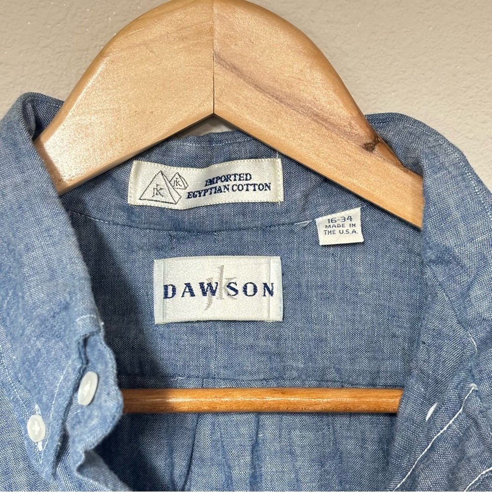 Classic Button-Down Chambray Shirt - image 2